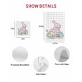 thumbnail image 7 of Gray Easter Kitchen Dish Towels for Drying Dishes Set of 2, Spring Polka Dots Bunny Easter Eggs Plaid Waffle Weave Microfiber Hand Tea Bathroom Towels Quick Dry & Absorbent Towel 15.7x23.6, 7 of 7