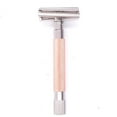 thumbnail image 3 of Parker's Semi Slant Safety Razor and 5 Parker Premium Double Edge Razor Blades - Rose Gold, 3 of 7