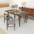 thumbnail image 4 of Alpen Modern Solid Wood Dining Room & Kitchen Table and Chair Set of 4, 4 of 7