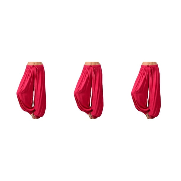 Qarigey Pantalones deportivos de pierna ancha para mujer, pantalones deportivos para correr, ropa de playa para niñas, entrenamiento de Type1 NO1