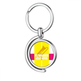 thumbnail image 1 of Juego como equilibrio dicta Rotating keychain Metal Keyring Holder, 1 of 2