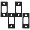 thumbnail image 1 of 4pcs Stainless Steel Deadbolt Strike Plate With Screws Reinforced Security Plate For Front Door Replacement Door Latch Guard Plate For Exterior And Interior Doors, 1 of 8