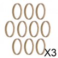 thumbnail image 1 of Anillos de Carpeta de hojas sueltas Macarena 30 mm Dorado 10 piezas, 1 of 8