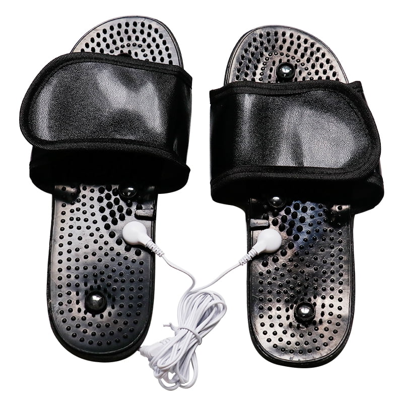 1 Pair Slippers Body Relaxing Massage Foot Shoes Massager Machine Kit