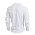 thumbnail image 4 of TOMVIGX Mens Quarter Zip Pullover Ruched Mock Neck Shirt Slim Fit Long Sleeve Tops Pleated Casual Sportswear Daily Wear Outfits XL, 4 of 7