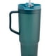 thumbnail image 3 of Termo de Plástico con Tapa Doble y Popote, Vaso Alto Reutilizable con Asa Ergonómica, Capacidad 1.2 Litros, Color Verde, 3 of 8