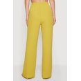 thumbnail image 4 of Women's Crepe Knit High Waisted Wide Leg Pull On Pants, 4 of 4