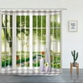 thumbnail image 4 of Beautiful Natural Landscape Shower Curtains Set Window Forest Scenery Wall Hanging Luxury Bathroom r Bath Screen With, 4 of 6
