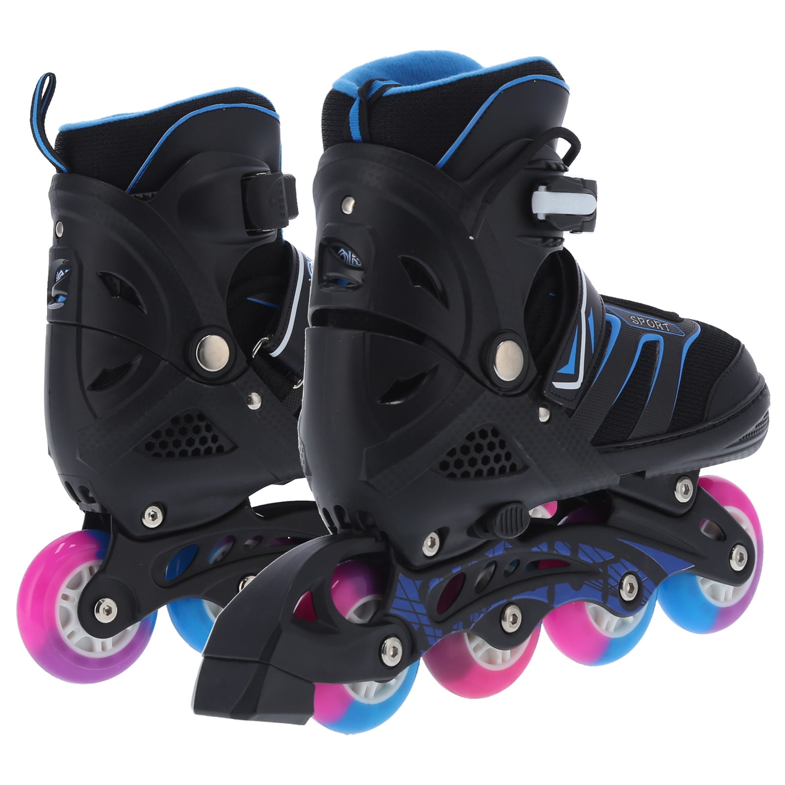 SKT HP Inline Skate Wheels Indoor 8 Pack 70mm 85A Roller Blades Replacement Wheels for Outdoor Hockey Skating Skate 