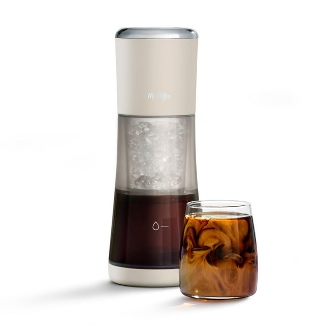 Mr. Coffee Express Cold Brew Coffee Maker 10-Minute Cold Brew Coffee Machine Oat Milk