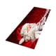 thumbnail image 1 of Kearding Alfombra roja de Papá Noel antideslizante, fácil de limpiar, amplia aplicación, fácil de cuidar, alfombra con estampado navideño Decoración del hogar rojo tipo 1, 1 of 6