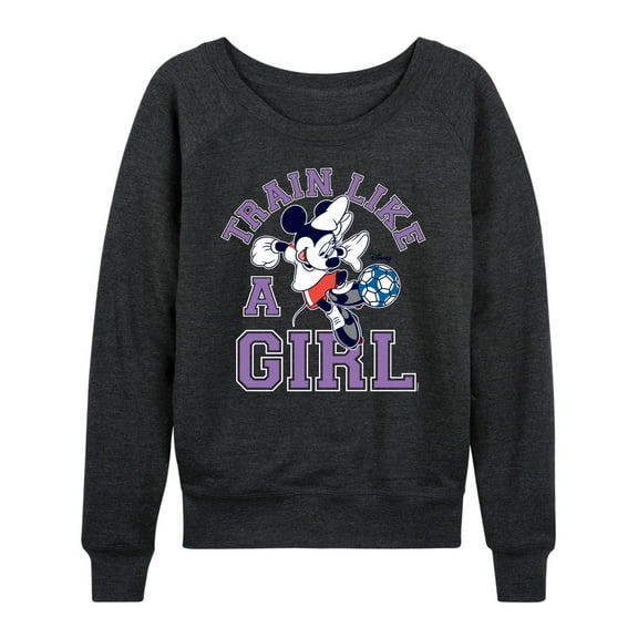 Disney - Train Like A Girl - Women's Lightweight French Terry Long Sleeve Shirt