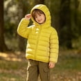 thumbnail image 7 of ZBSOKO Kids Puffer Jackets Hooded Full Zip Winter Outerwear with Pocket Lightweight Solid Color Padded Coats Warm Clothes Sizes 0-15 Years, 7 of 7
