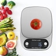 thumbnail image 2 of Báscula digital Mini báscula eléctrica portátil báscula de acero inoxidable accesorio para hornear de cocina plata 10kg/1g, 2 of 5