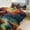 chudan-1, variant on Duvet Cover Queen Size Colorful Lone Wolf 3 Pcs Duvet Cover Set Bedding Sets Queen Soft Breathable