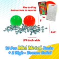 thumbnail image 4 of JA-RU Vintage Metal Jacks Game Set (2 Packs + Sticker) Party Favors Mini Jax Toy for Kids. W-950-2, 4 of 7