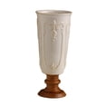 thumbnail image 1 of Florero de porcelana, elegante jarrón decorativo de escritorio para arreglos florales Tótem, 1 of 9