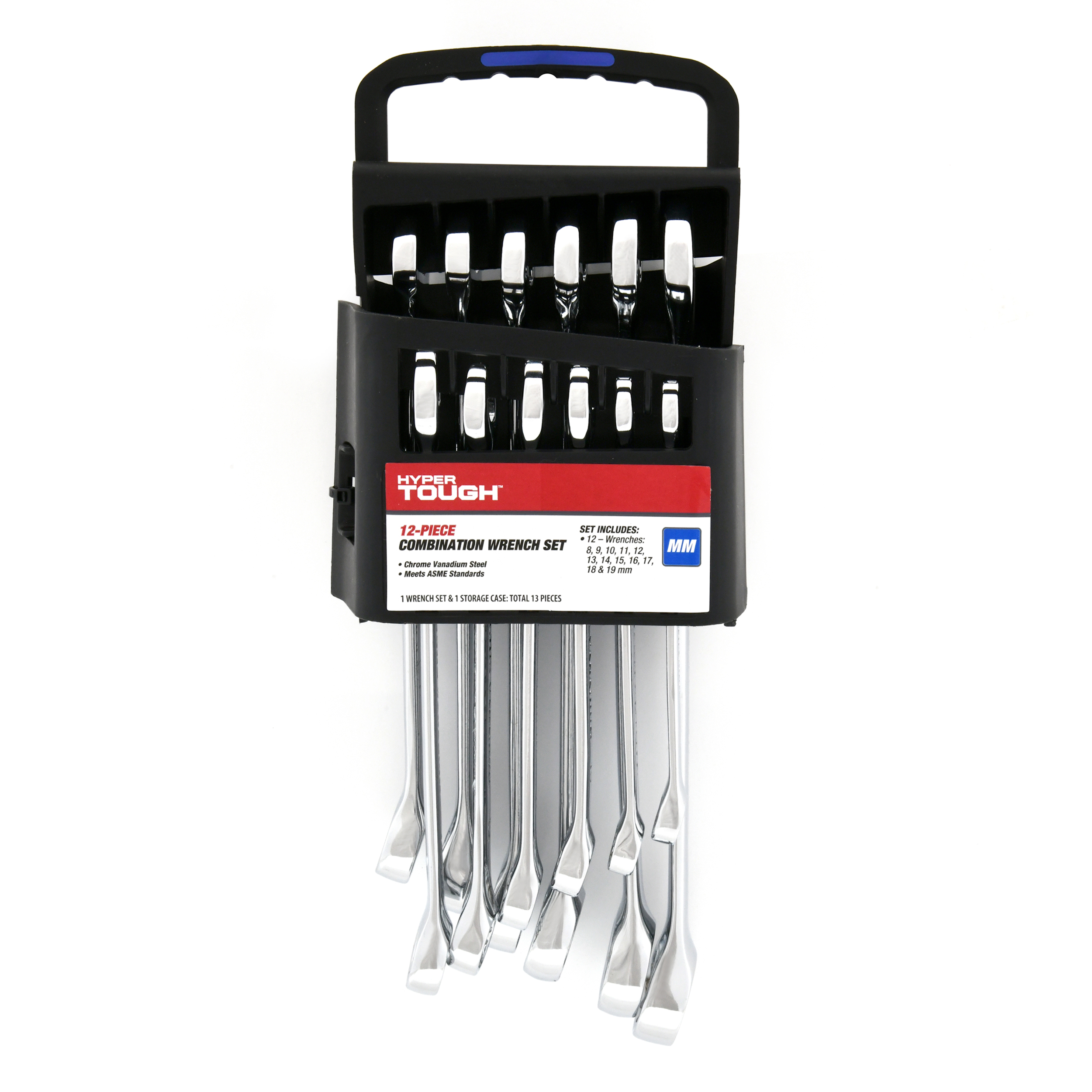 Hyper Tough 12-Piece Metric Combination Wrench Set photo 1