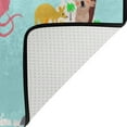 thumbnail image 4 of Coolnut Lightweight Soft Area Rugs 31x20 Inch, Cute Animals World Map Floor Mat Doormat for for Rooms Entrance Hardwood Floor Living Room 2'7" x 1'8"） Nursery Rugs, 4 of 6