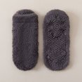 thumbnail image 3 of 2026 Fuzzy Socks with Grips Non Slip Slipper Socks for Men Soft Cozy Plush Fluffy Socks Winter Warm (Dark Gray), 3 of 7