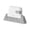 Gray, variant on 2-in-1 Track and Window Cleaning Brush, Detachable Handheld Tool with Scraper and Fiber Pad