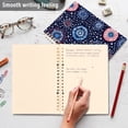 thumbnail image 4 of FORMRS 1-Subject Spiral Notebook 8" x 5" College Ruled 60 Refillable Sheet A5 Hard Cover, 2 Pack, Blue Fireworks Pattern, 4 of 7