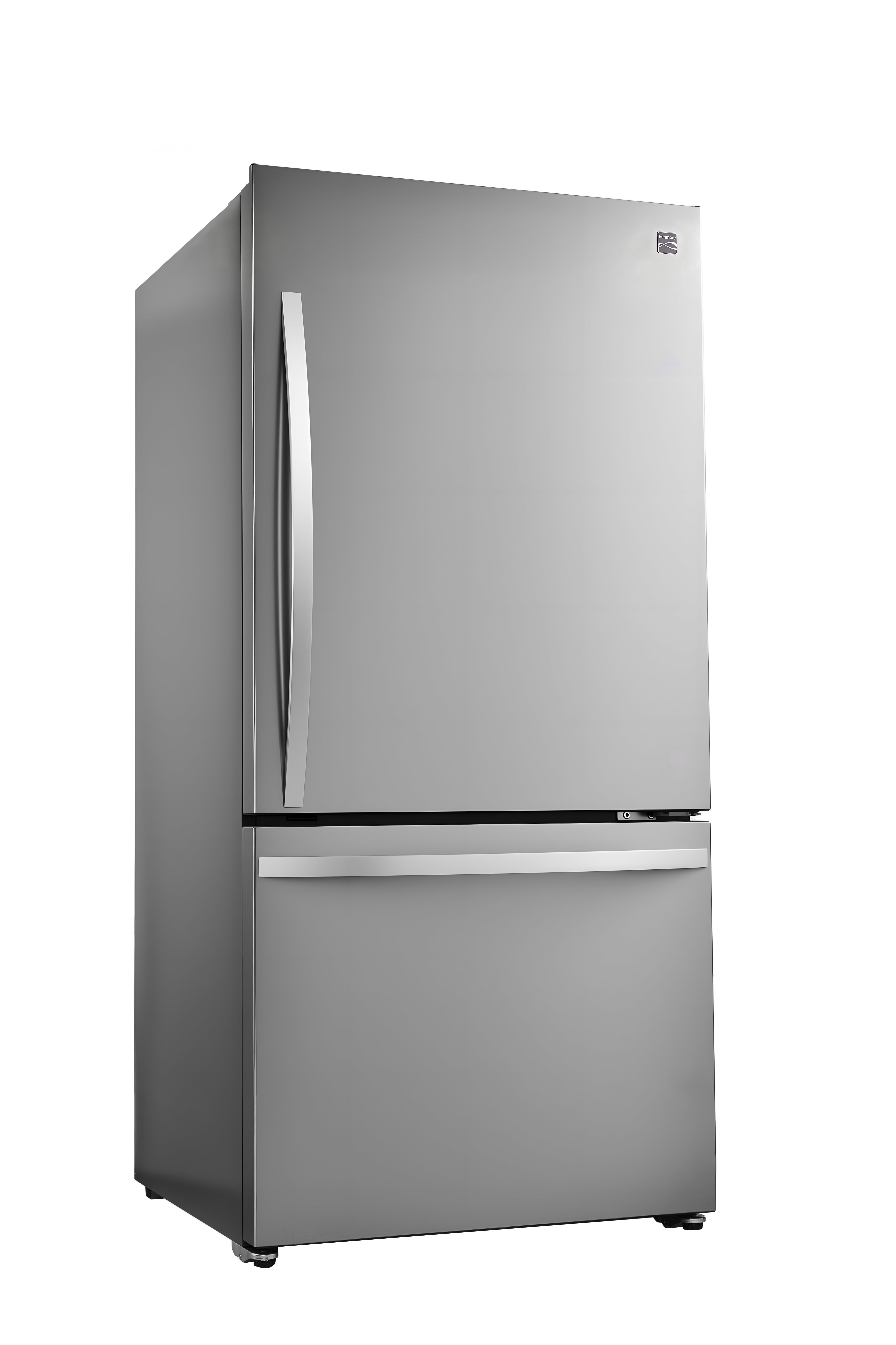 Kenmore 31" 22.3 Cu. ft. Capacity Standard Refrigerator with Bottom Freezer, Fingerprint Resistant Stainless Steel