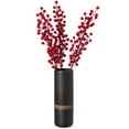 thumbnail image 4 of Decorative Modern Ceramic Cylinder Shape Table Vase Flower Holder with Rope, 4 of 9