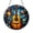 Stained Glass 5.9 Inch, variant on Boho Guitar Window Glass Suncatcher Ornament, Cosmic Music Light Catcher Hanging for Living Room or Studio Decor