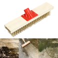 thumbnail image 6 of figatia Floor Brush Head Stainless Steel Wire Brush Scrub Brush Head for Wooden Decks Concrete Floor Shower Outyard Garage 30cm, 6 of 8