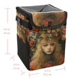 thumbnail image 5 of Bohemia Car Trash Can: Foldable with Lid, Leak-Proof, Hanging Storage Bag - Car Garbage Can, Mini Trash Can, 5 of 6