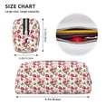 thumbnail image 3 of Uemuo Strawberry1 Printed Leather Pencil Case, Pencil Pouch, Portable Pencil Bag, Pen Case for& Office, 3 of 7