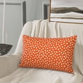 thumbnail image 5 of Fuzoiu Dots On Orange Background Print Fuzzy Pillowcases, Super Soft Pillow Case Cover with Zipper for Bedroom, Sofa, Couch,Cozy Pillow Shams for All Seasons-14"x20", 5 of 6