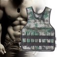 thumbnail image 4 of With Hook &  Exercise Weighted Vest, Weighted Vest, Adjustable 20KG Wear-Resistant For Fitness Exercise, 4 of 8