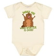 thumbnail image 3 of Inktastic Groundhog Day Wake Me when Winter is over Boys or Girls Baby Bodysuit, 3 of 5
