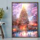 thumbnail image 3 of 5D Kit Rhinestone DIY Fantasía Árbol de Navidad Taladro redondo completo Pintura de diamante Likrtyny decoración de arte, 3 of 9