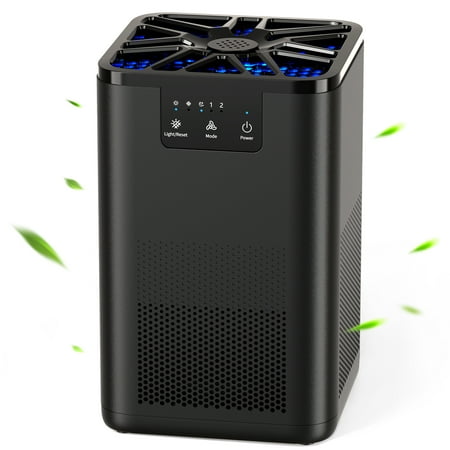 

ALROCKET Air Purifier HEPA Air Filter for Bedroom Remove 99.9% Smoke Dust for 300 SQ.ft Black