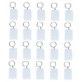 thumbnail image 5 of Raindrops 20PCS Acrylic Keychain Decorations Creative Blank Key Ring Pendant Transparent Plastic Key Chain Crafts for Bag Backpack, 5 of 8