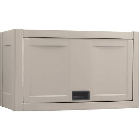 Suncast Resin Garage Wall Storage Cabinet Taupe C2800k Suncast Resin Garage Wall Storage Cabinet Taupe C2800k