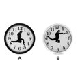 thumbnail image 3 of Billuyoard Comedia inspirado Ministerio de Silly Walk Reloj de pared Comediante Decoración para el hogar Novedad Reloj de pared Divertido Caminar Decoración del hogar, 3 of 6