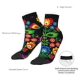 thumbnail image 4 of Bingfone Traditional Floral Polish Design Patterned Men's Women's Casual Cotton Socks, 4 of 5
