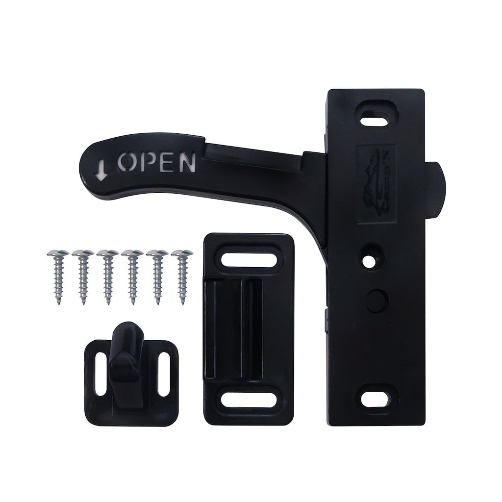 Camp'N RV Screen Door Latch - Handle (Left Hand) for RV, Trailer, Camper, Motor Home, Cargo Trailer