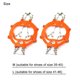 thumbnail image 5 of 10 tacos Ice Gripper antideslizante MTB zapatos crampones para caminar en la nieve (naranja M), 5 of 8