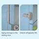 thumbnail image 4 of 2 pcs Child Safety(Gray) Refrigerator Lock, Child Safe Refrigerator Freezer - Fridge Lock for Child Safety, 4 of 5