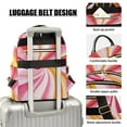 thumbnail image 3 of FORMRS Mini Backpack Purse for Women Travel Daypack Casual Shoulder Bag, Swirling Lines, 3 of 7
