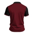 thumbnail image 4 of Garbnen Men's Polo Shirts Short Sleeve Collared Men's Golf Shirts Casual Color Block Breathable Business Sports Mens Workout Shirts L, 4 of 5
