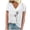 White3, variant on HAiming Women's Short Sleeve V-Neck Shirts 2025 Summer Trendy Graphic Printed Casual Loose Tee Boho Tops Blouses