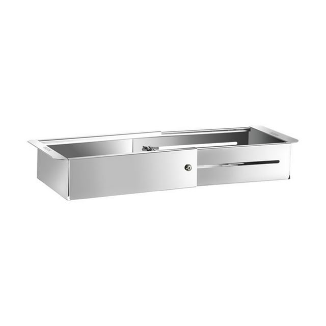 Yuarrent Filtro de drenaje de acero inoxidable con orificios de drenaje Fregadero de cocina Escurridor de de verduras Estante de almacenamiento Organizadores de utensilios de cocina