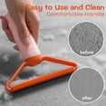 thumbnail image 2 of XUYIDAN 2 PCS Portable Lint Remover, Lint Roller, Manual Double Sided Clothes Fuzz Shaver, Reusable Lint Cleaner for Removing Dust Pet Hair from Carpet, Clothing, 2 of 7