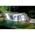 thumbnail image 3 of Taylor, Douglas 18x13 Black Modern Framed Museum Art Print Titled - Lewis River Lower Falls, 3 of 5